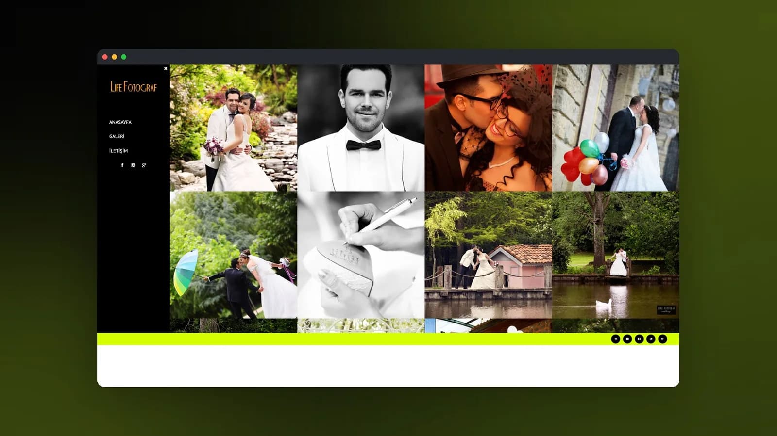 Life Fotograf Portfolio Website