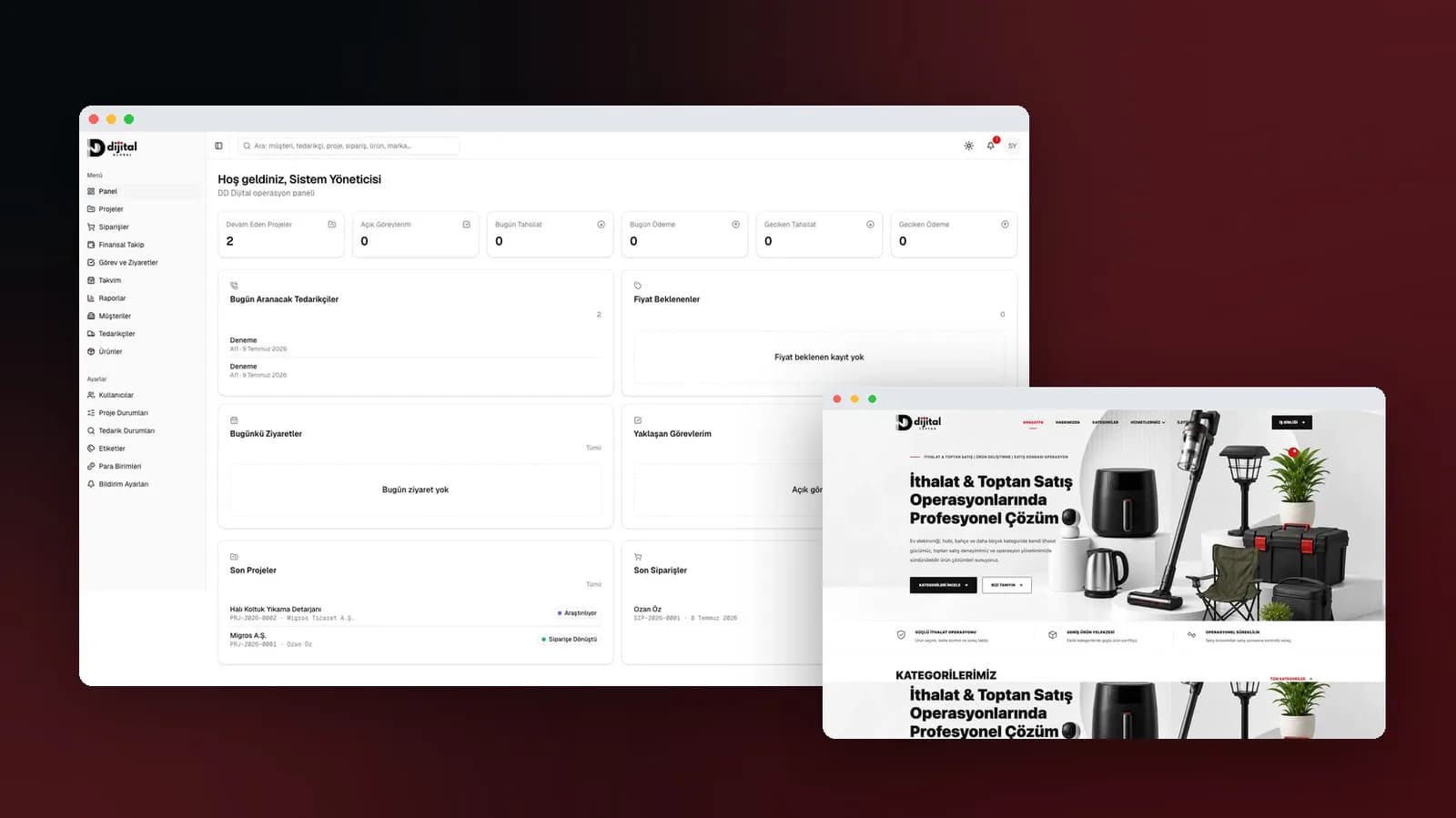 DDDijital Supply Management SaaS Platform